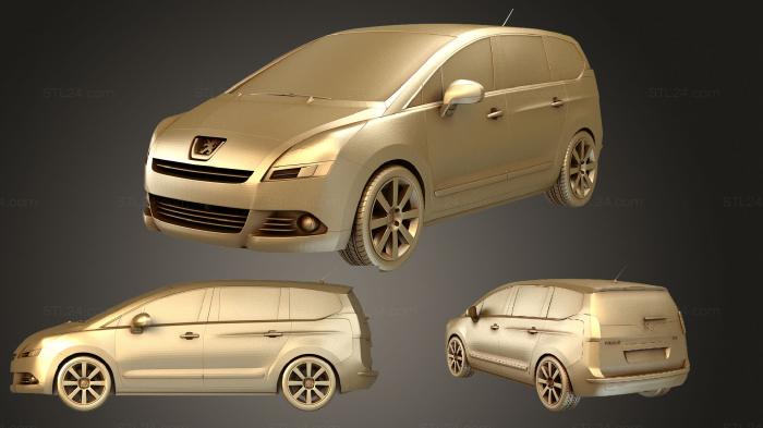 Автомобили и транспорт (Peugeot 5008 2010, CARS_2997) 3D модель для ЧПУ станка